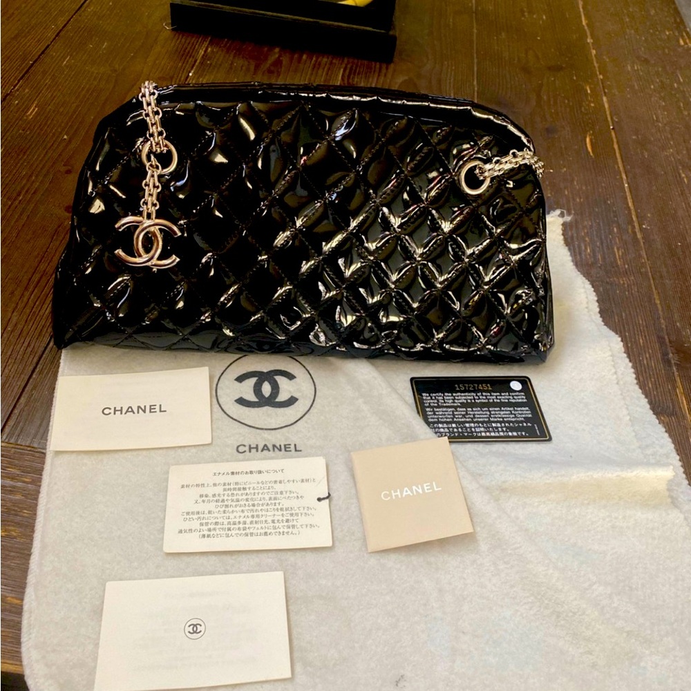 Chanel Just Mademoiselle Quilted Leather bag